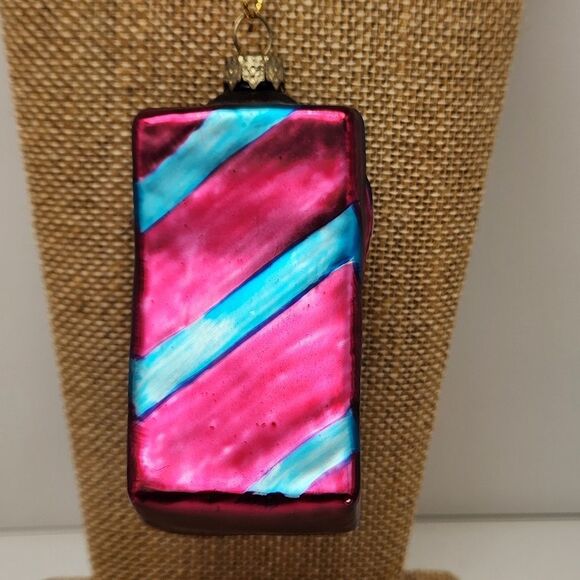 Thomas Pacconi Blown Snowman Present Glass Christmas Ornament Museum Series - Picture 5 of 8